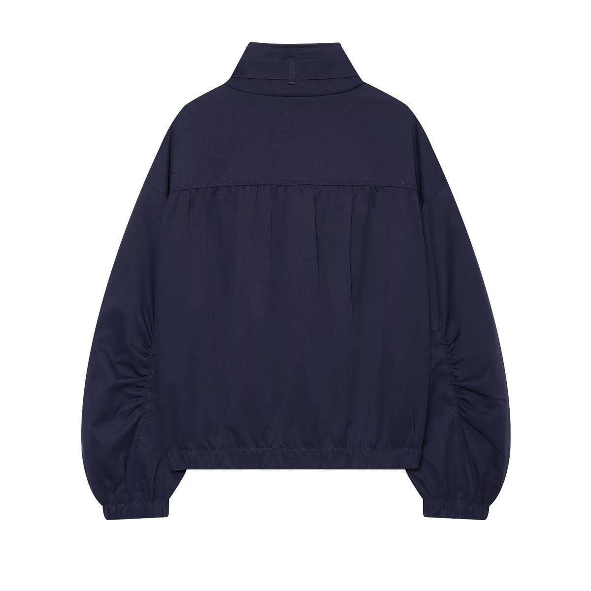 Zipper embellished corridor shaped pilot jacket